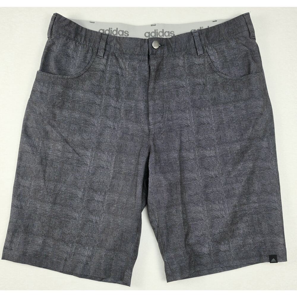 Adidas Golf Men's Polyester Climalite Active Gray Heather Shorts Size 36